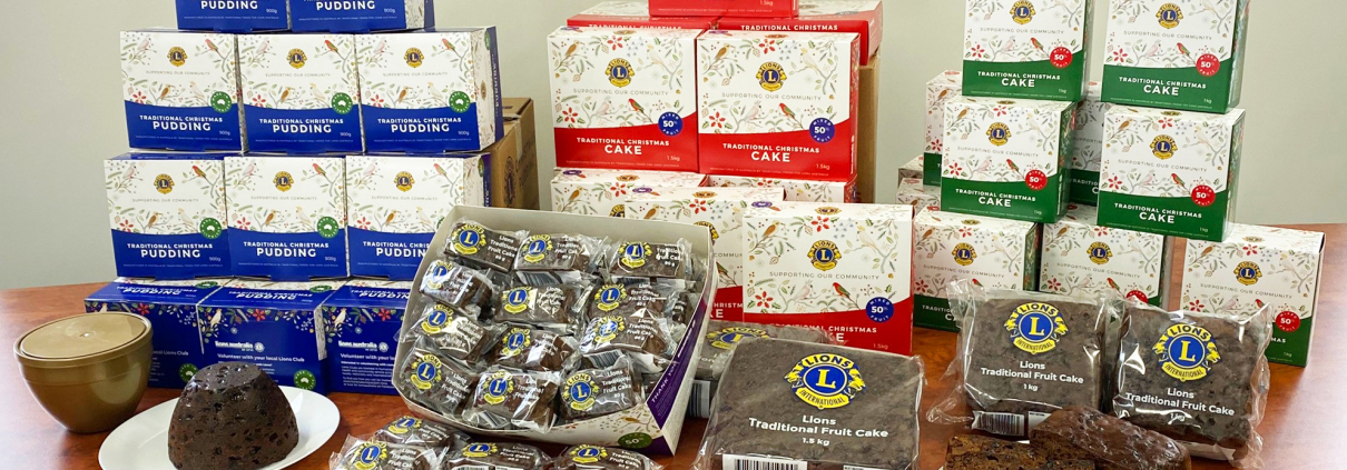 Lions Christmas Cakes